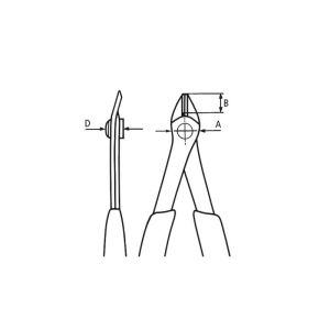 Elektronikçi Yan Keski 125mm Super Knips - Knipex