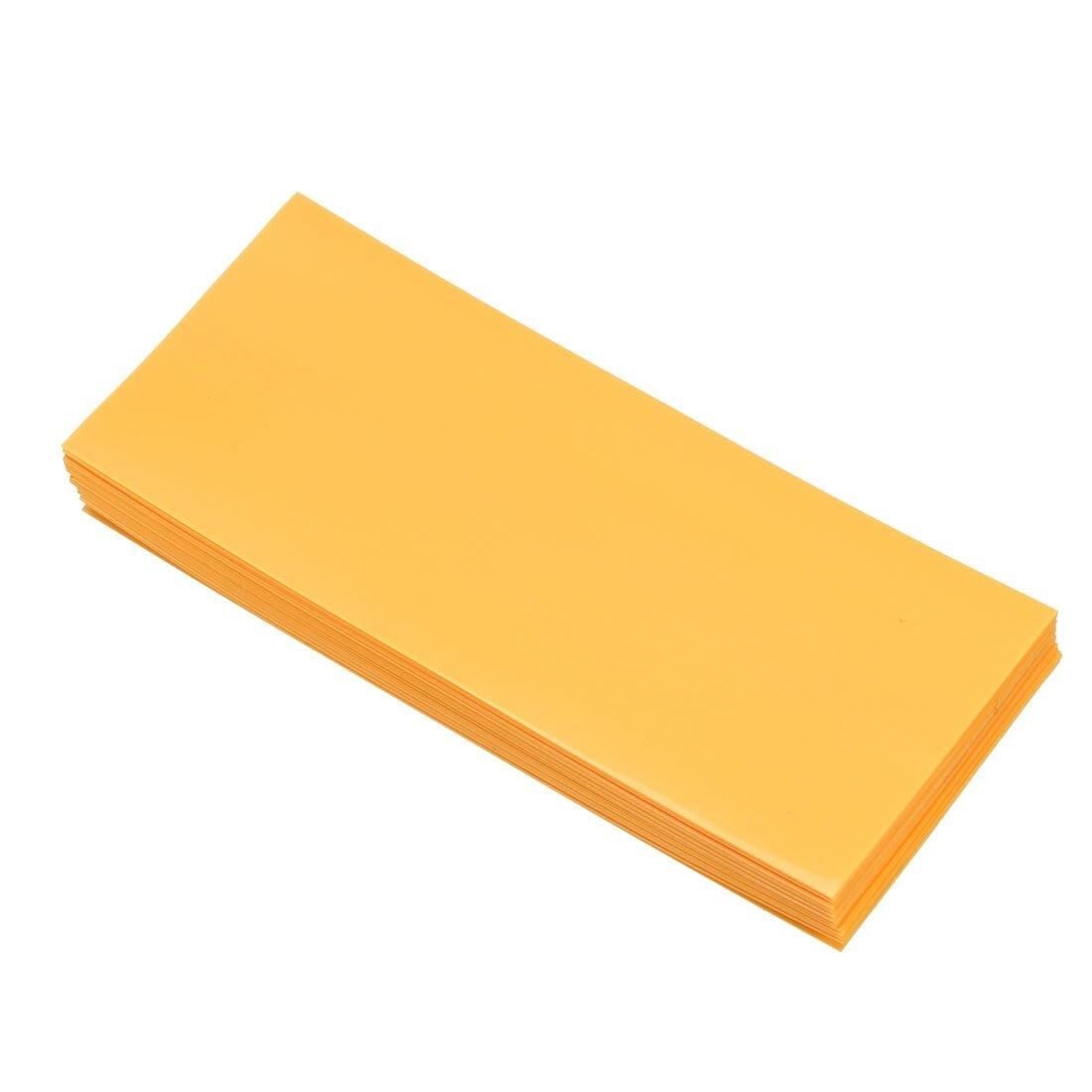 18650 Tekli Batarya Shrink Sarı 30x70mm 10'lu
