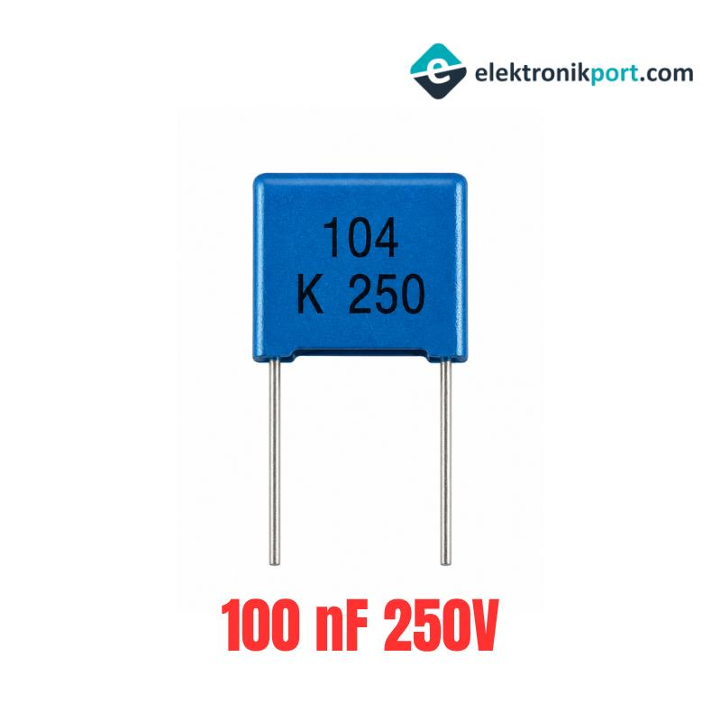100 nF 250V Metalize Film Kondansatör