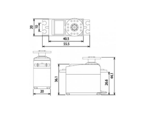 S3003 Servo Motor - 180 Derece