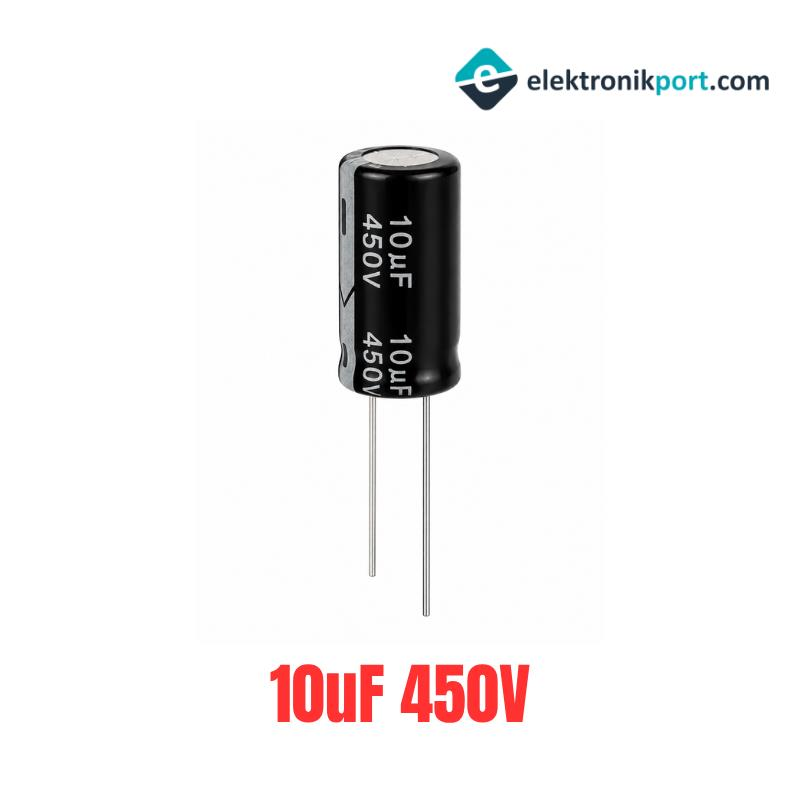 10uF 450V DC Elektrolitik Kondansatör