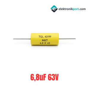 6,8uF 63V AC/DC MKT Kondansatör