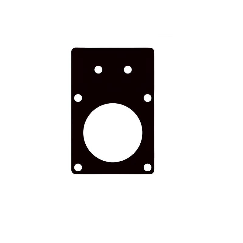 Nema 23 Düz Motor Tutucu Siyah(30x30 Sigma İçin)