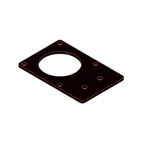 Nema 23 Düz Motor Tutucu Siyah(30x30 Sigma İçin)