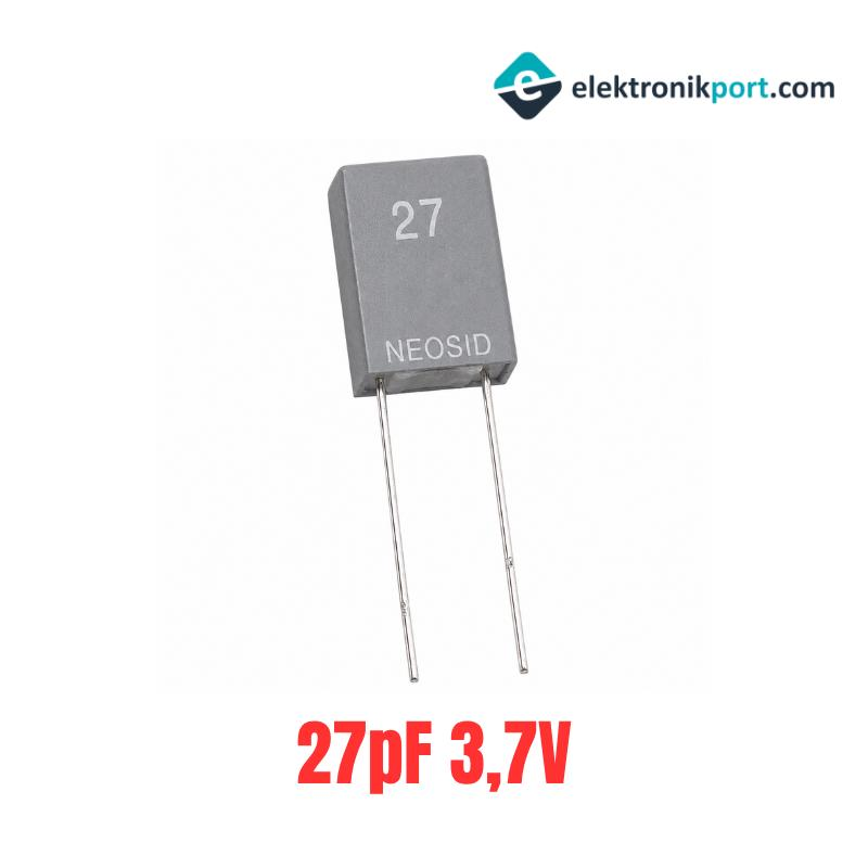 27pF 3,7V Kutu Tipi Film Kondansatör