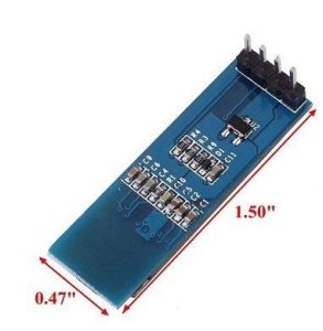 128x32 Oled Lcd Ekran 0.91 Inch SSD1306 (Arduino Uyumlu) Beyaz