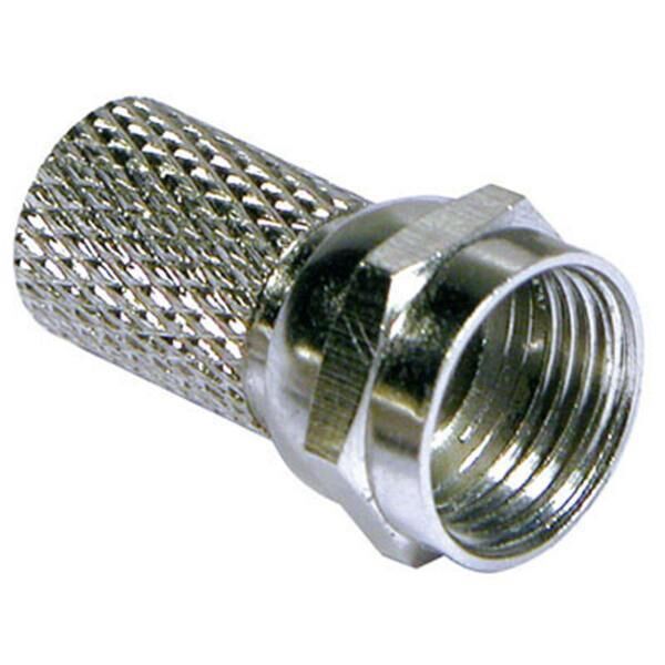 F Konnektör RG6-U4 18MM Geniş (10 Adet)