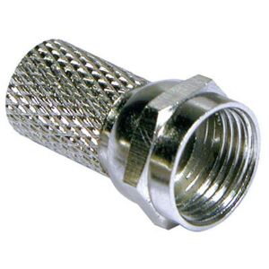 F Konnektör RG6-U4 18MM Geniş (10 Adet)