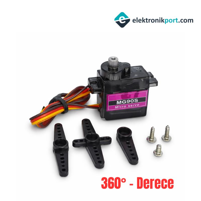 MG90S Servo Motor 360 Derece