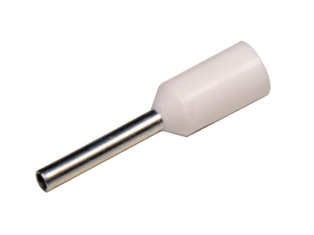 İzoleli Kablo Yüksüğü 0,50mm | Beyaz | 1000 Adet | Alman Normu