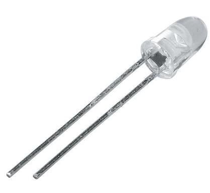 Led Flaşör Beyaz 5mm 2 Pin