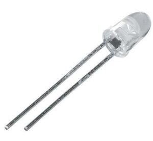 Led Flaşör Beyaz 5mm 2 Pin
