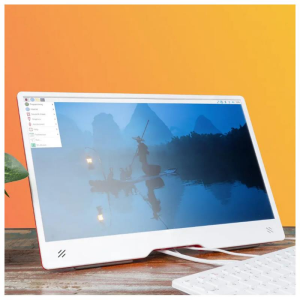 Raspberry Pi 15,6'' Monitör Kırmızı Beyaz