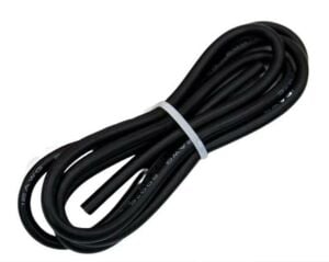 Silikon Kablo Siyah 10 AWG 1 Metre