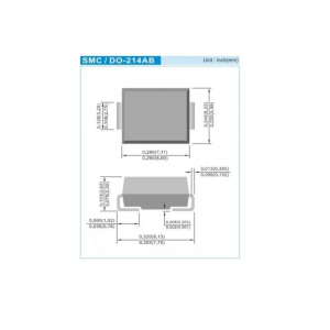 SS34 3A 40V DO-214AB (SMC) Schottky Diyot