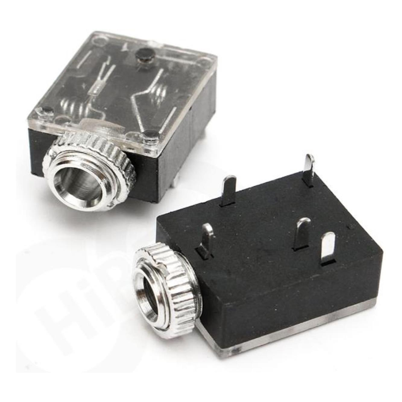 3,5mm Stereo Jack Dişi Somunlu (Şase Tip)