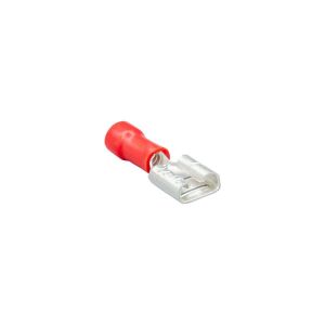Dişi Faston Tip İzoleli Kablo Ucu | 0,8x6,35 |0,5 - 1,5mm² | 200 Adet
