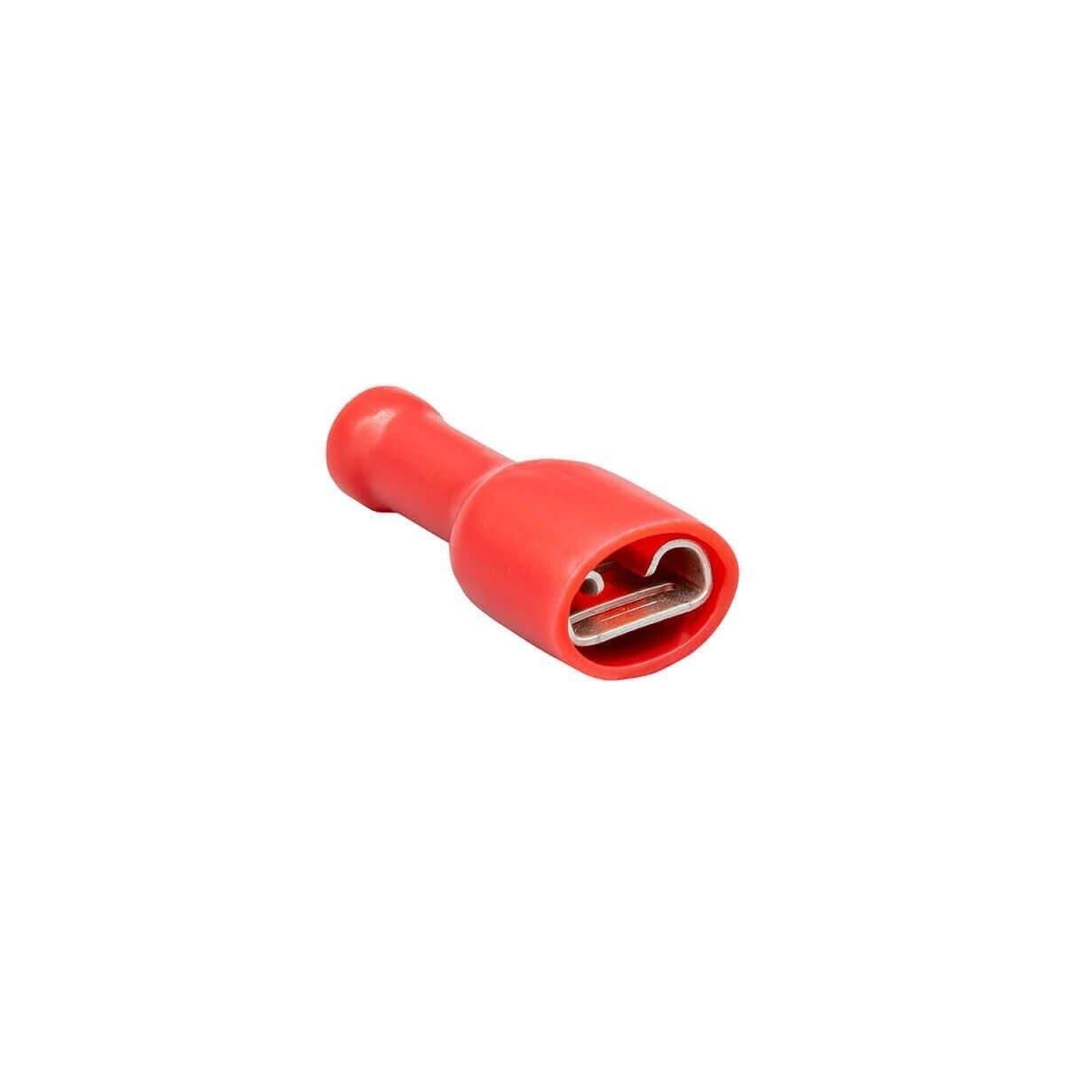 Dişi Faston Tip Tam İzoleli Kablo Ucu | 0,8x6,35 |0,5 - 1,5mm² | 200 Adet