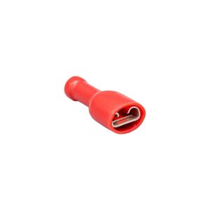 Dişi Faston Tip Tam İzoleli Kablo Ucu | 0,8x6,35 |0,5 - 1,5mm² | 200 Adet