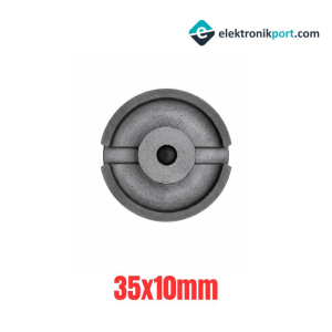 Ferrit Nüveli Bobin Çekirdeği 35x10mm (P Tipi Ferrit Core)