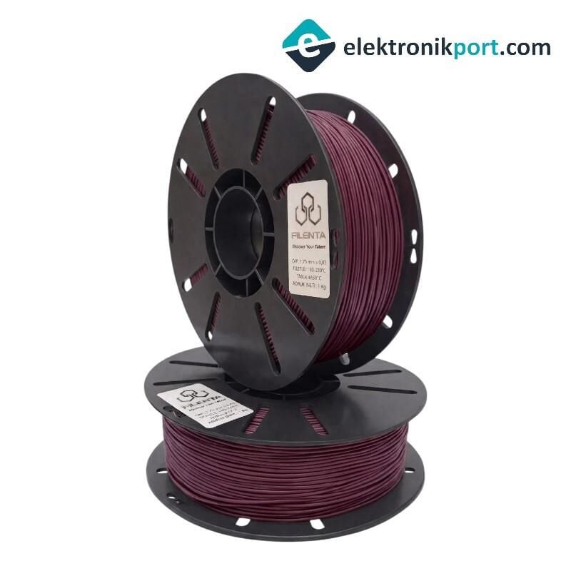 Filenta Pla Premium Filament - Eflatun 1.75mm 1Kg