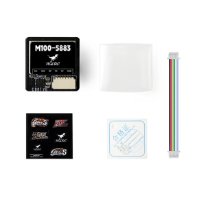 HGLRC M100-5883 M10 GPS Modülü 21x21mm Pusula ile Seramik Anten Yerleşik RC Uçak FPV Uzun Menzilli için LED Göstergeler