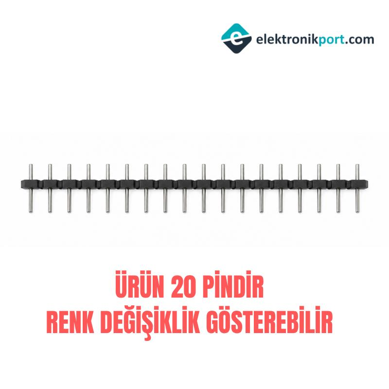 20 Pin Tek Sıra Erkek Header 2,54mm