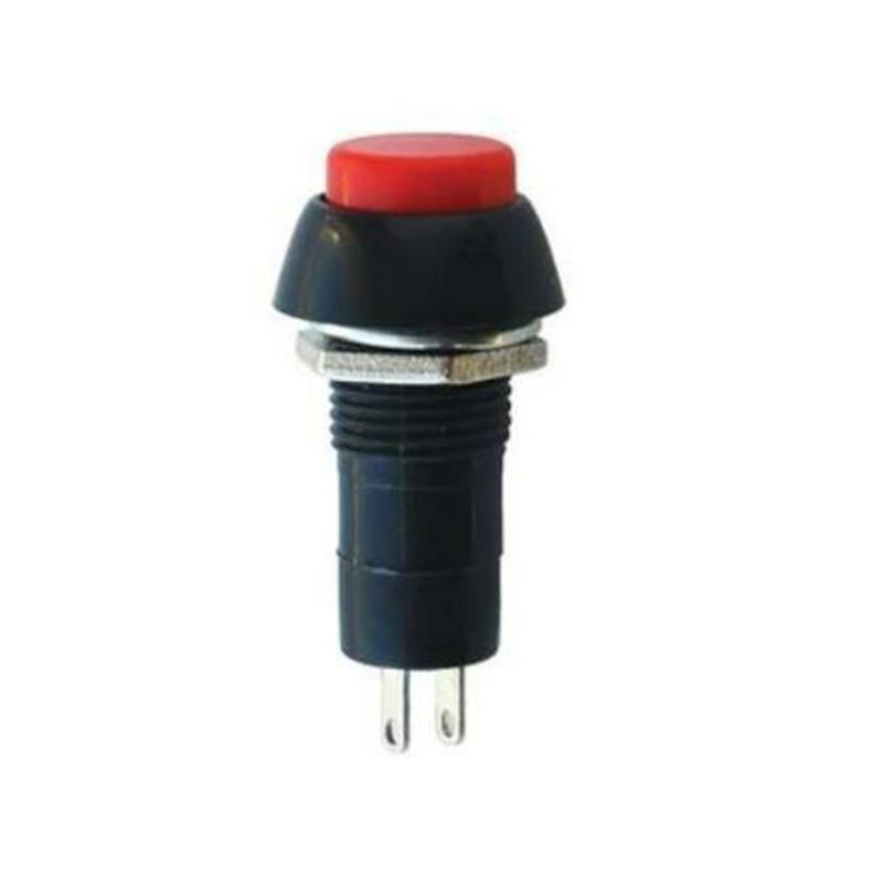 IC-186 Kırmızı Plastik Anahtarlı Buton 12mm PBS-11A