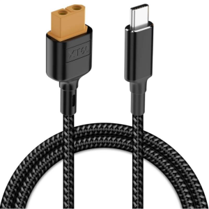 USB-C'den XT60 Dönüştürücü Şarj Kablosu Power Kablosu 1 Metre