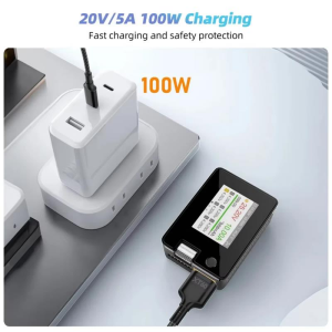 USB-C'den XT60 Dönüştürücü Şarj Kablosu Power Kablosu 1 Metre