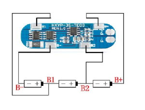 3S 4A BMS Lityum Batarya Koruma Devresi