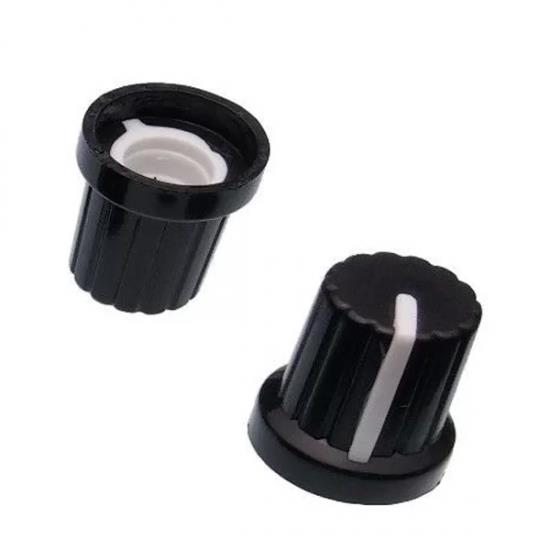 Potansiyometre Başlığı Line - Beyaz