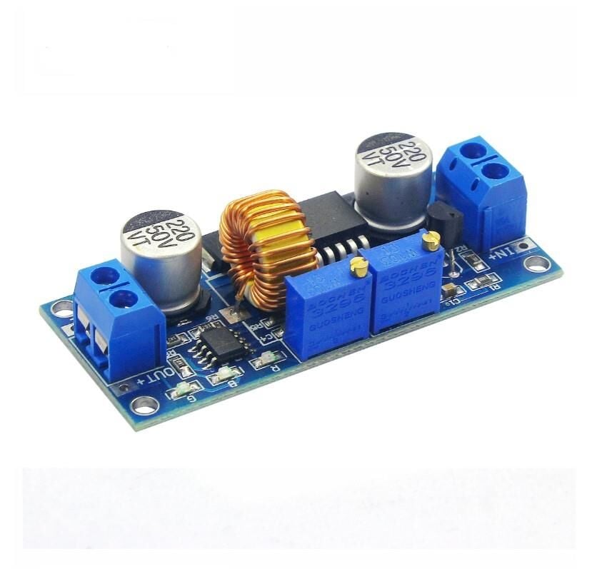XL4015 Akım Voltaj Ayarlı DC-DC Step Down 5A Lipo Şarj Modülü - Mavi