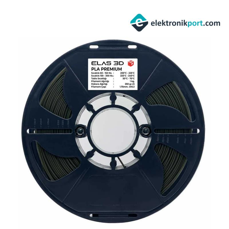 ELAS PLA Premium Filament - Haki Yeşili 1.75mm 1kg