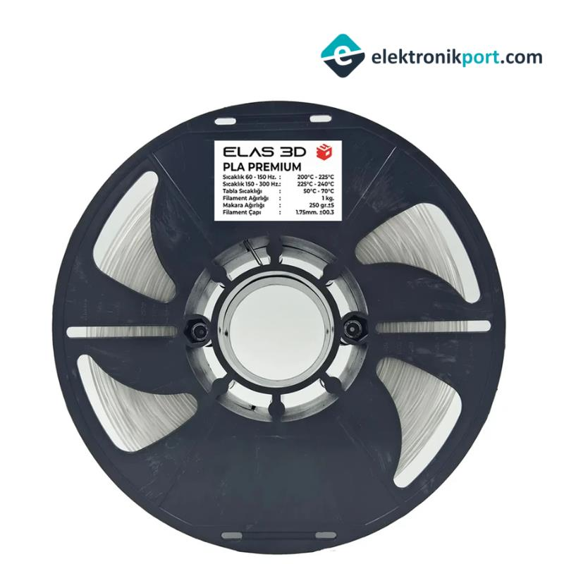 ELAS PLA Premium Filament - Şeffaf 1.75mm 1kg