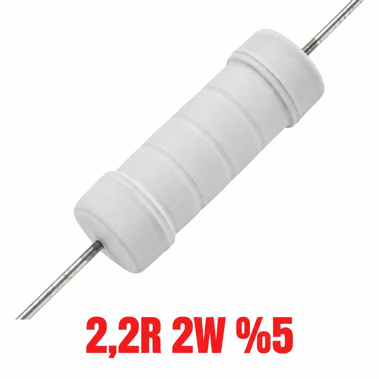 2,2R 2W %5 Tolerans Taş Direnç