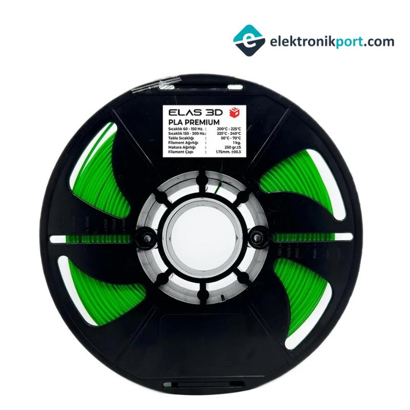 ELAS PLA Premium Filament - Fıstık Yeşili 1.75mm 1kg