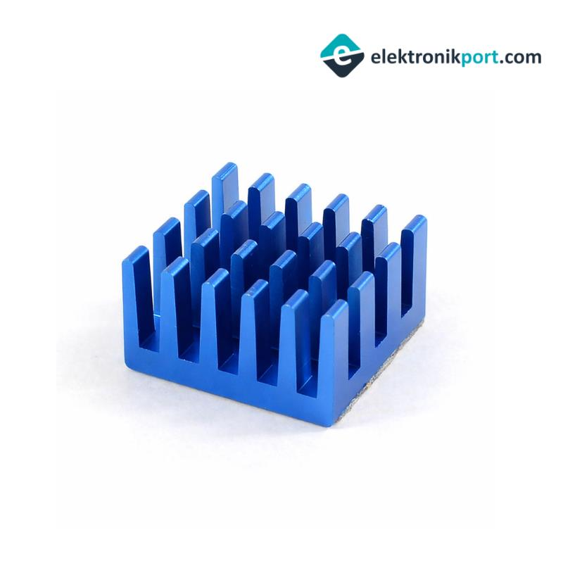 15x15x10 mm Heatsink Soğutucu Mavi (Arduino / Raspberry Pi / RAM / Konsol)