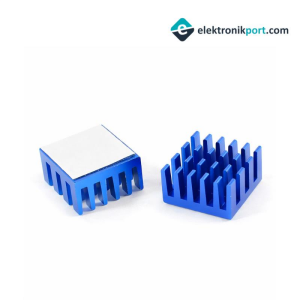 15x15x10 mm Heatsink Soğutucu Mavi (Arduino / Raspberry Pi / RAM / Konsol)