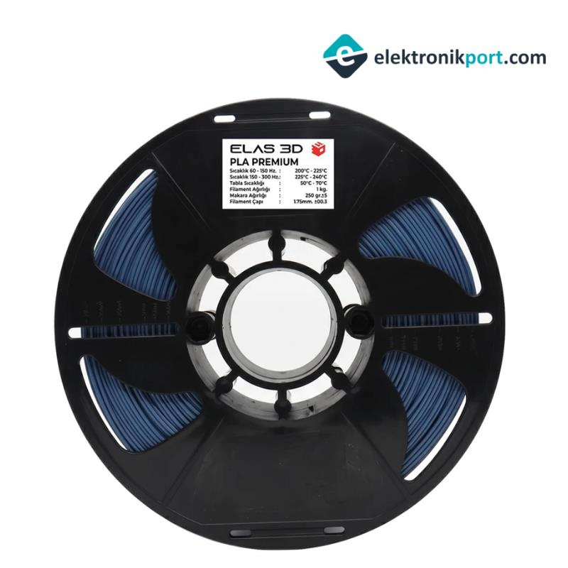 ELAS PLA Premium Filament - Sedefli Mavi 1.75mm 1kg