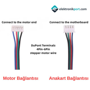 Nema 17 Step Motor Kablosu XH2,54– 50cm 50 cm