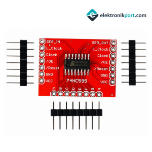 74HC595 8 Bit Shift Register Modül