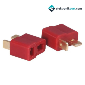 T-Plug Dişi LiPo Pil Konnektör (Deans Tip)
