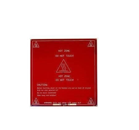 3D Yazıcı Isıtıcı Tabla Heatbed 12V-24V Alüminyum Kırmızı