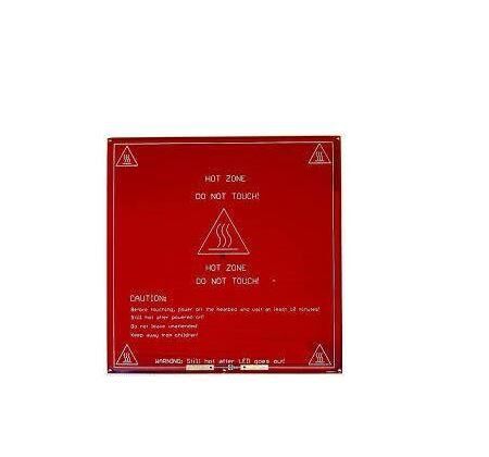 3D Yazıcı Isıtıcı Tabla Heatbed 12V-24V Alüminyum Kırmızı