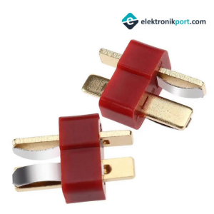 T-Plug Erkek LiPo Pil Konnektör (Deans Tip)