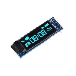 128x32 Oled Lcd Ekran 0,91 Inch SSD1306 (Arduino Uyumlu) Mavi
