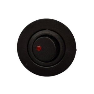 IC-132E Pano Tip Yuvarlak Işıklı Anahtar On-Off 12Volt Kırmızı
