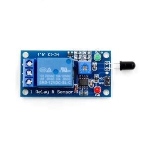 12V Röleli Alev Ateş Algılama Sensör Modülü