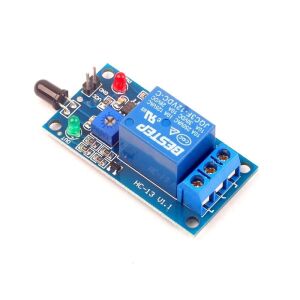 12V Röleli Alev Ateş Algılama Sensör Modülü